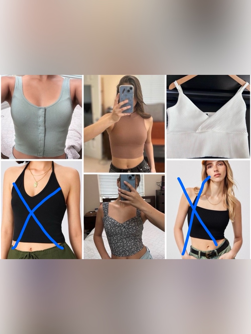 Bundle of 4 Casual and Going out Crop Tops
